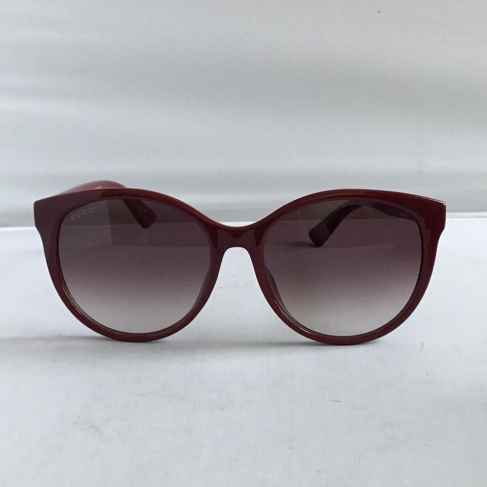 GUCCI RED CAT EYE SUNGLASSES LADIES. - Picture 10 of 13